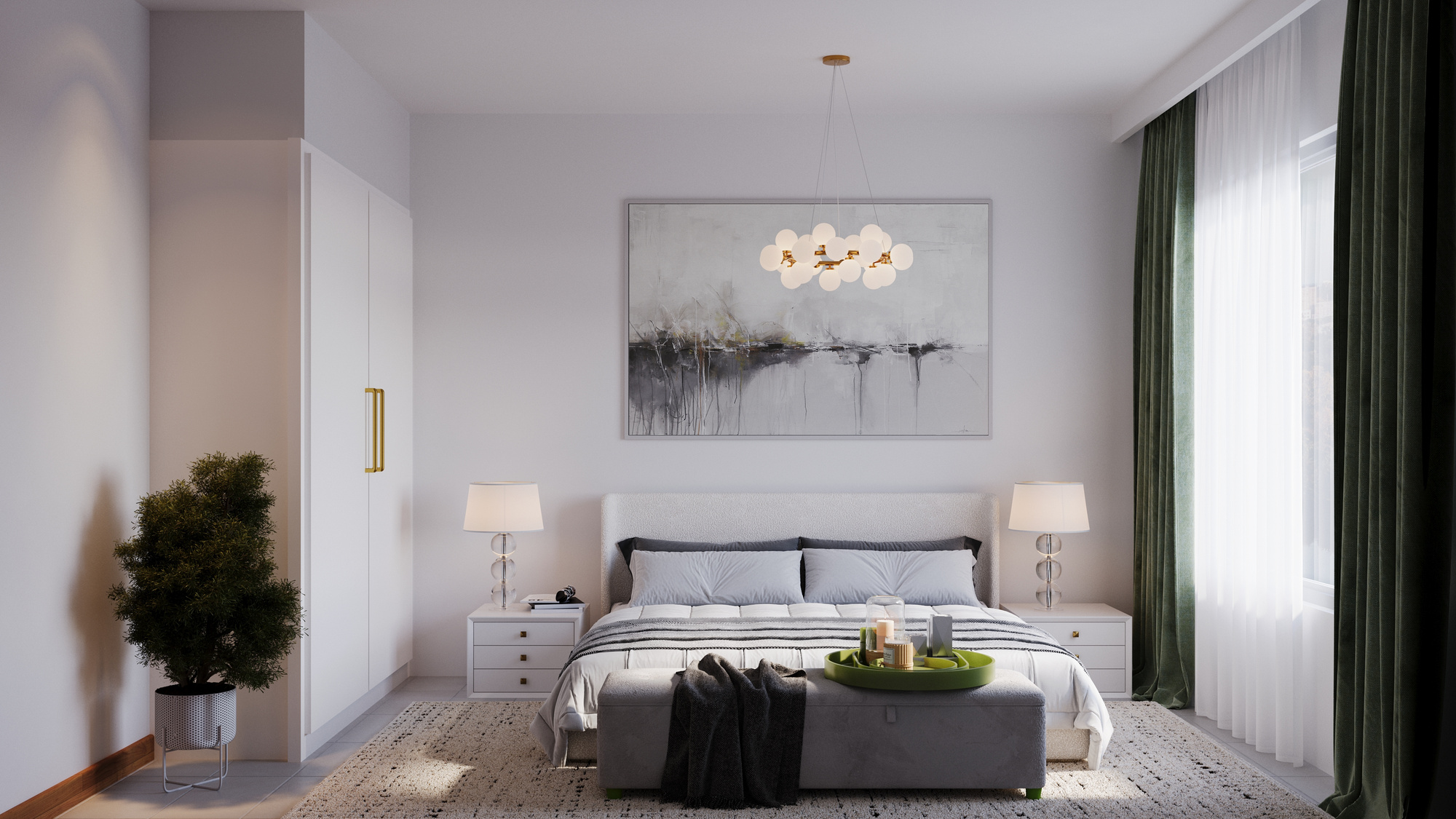 Premium bedroom interior at Teffilah Residence